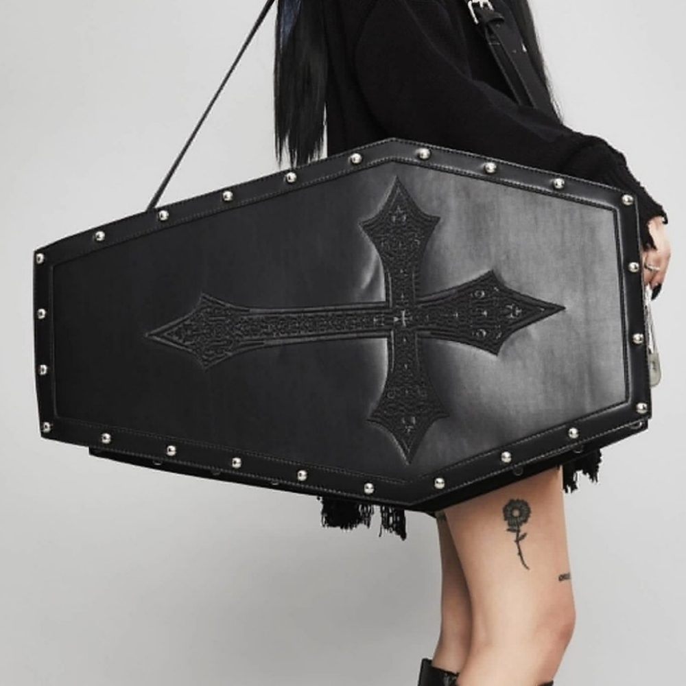 🕷🕸 Dead Weight Coffin Weekender Bag